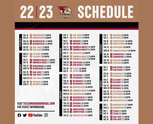 Arizona Coyotes' 2022-23 schedule includes 14-game road trip