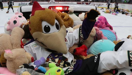 teddy bear toss