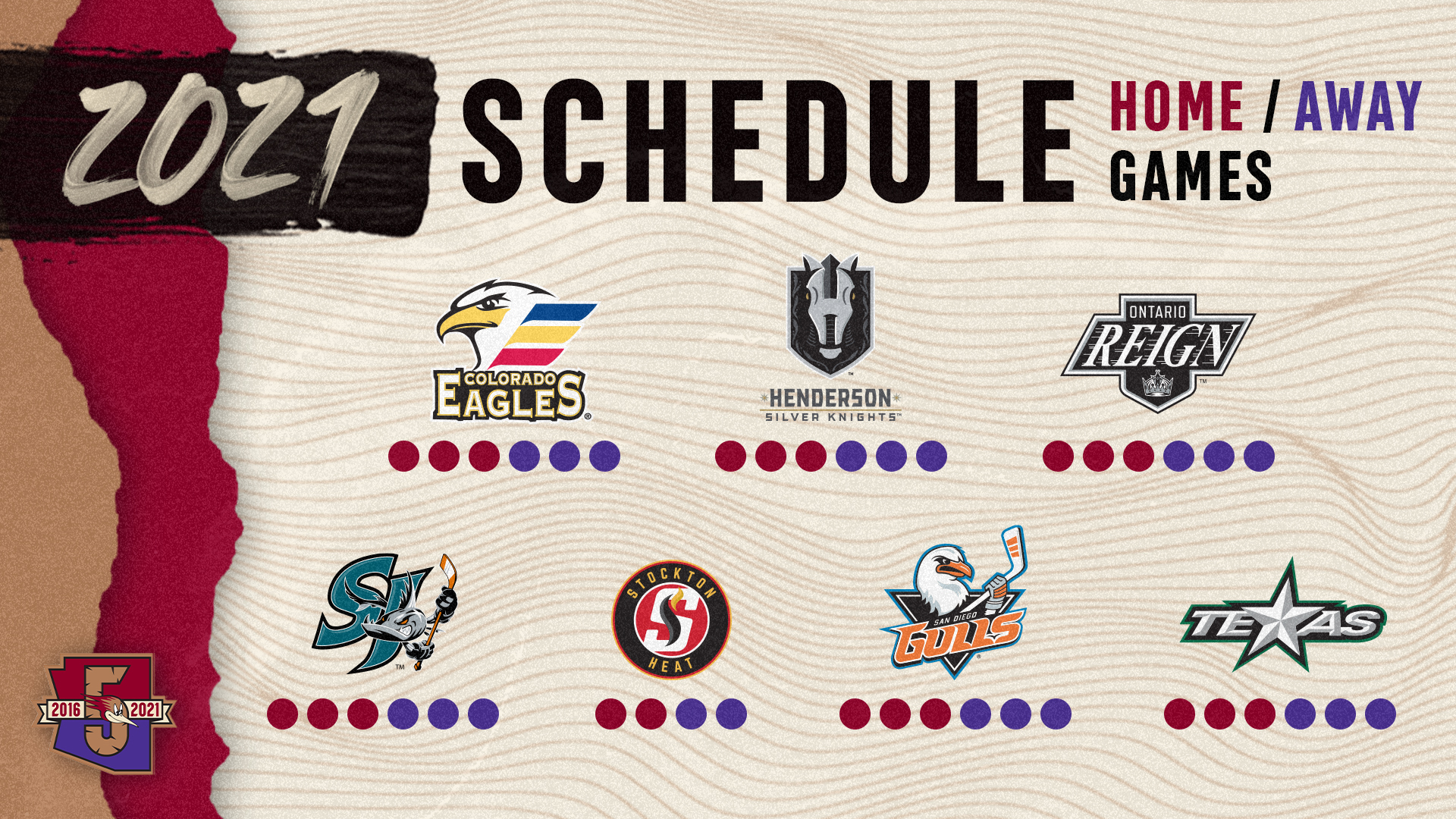 Roadrunners Release 20-21 Schedule Matrix - TucsonRoadrunners.com