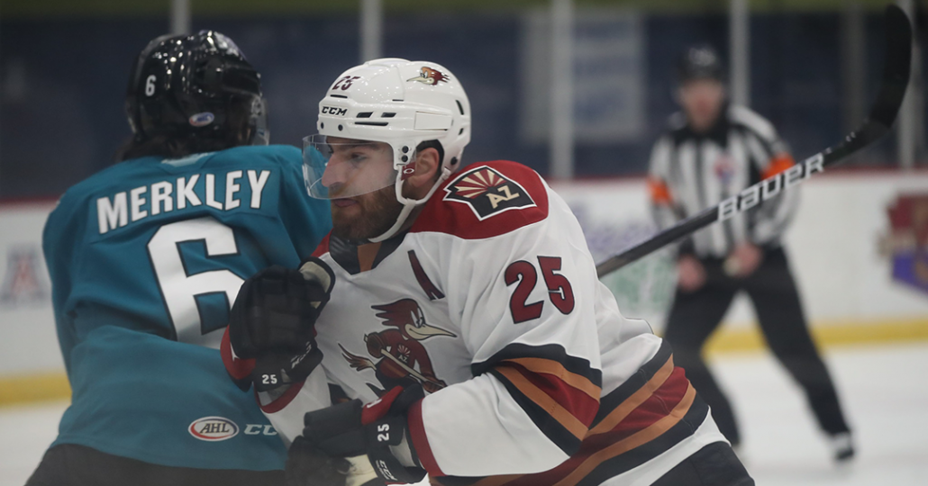 Roadrunners rally comes up short in 4-3 loss to San Jose; regular-season  finale Saturday at Tucson Arena, then playoffs