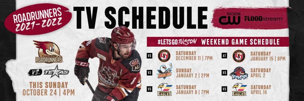 The Official Website of the Tucson Roadrunners: Roadrunners News