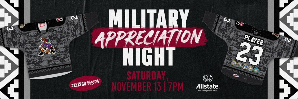 Roadrunners Host Military Appreciation Night Saturday