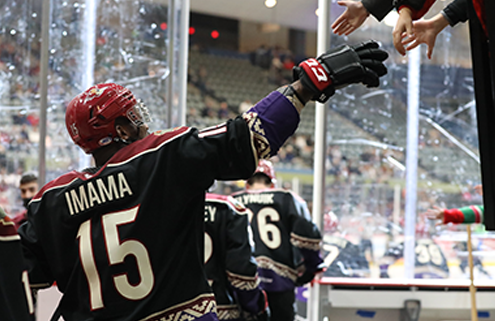 Boko Imama 2022-2023 Tucson Roadrunners Red Set Game Worn Jersey — Desert  Hockey Threads