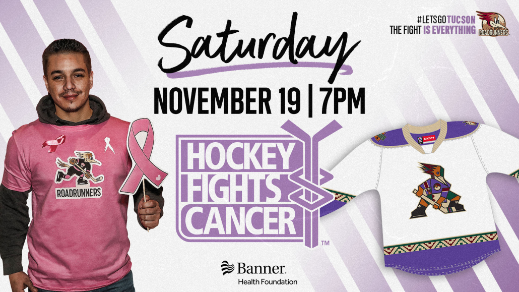 Rounding up Hockey Fights Cancer month